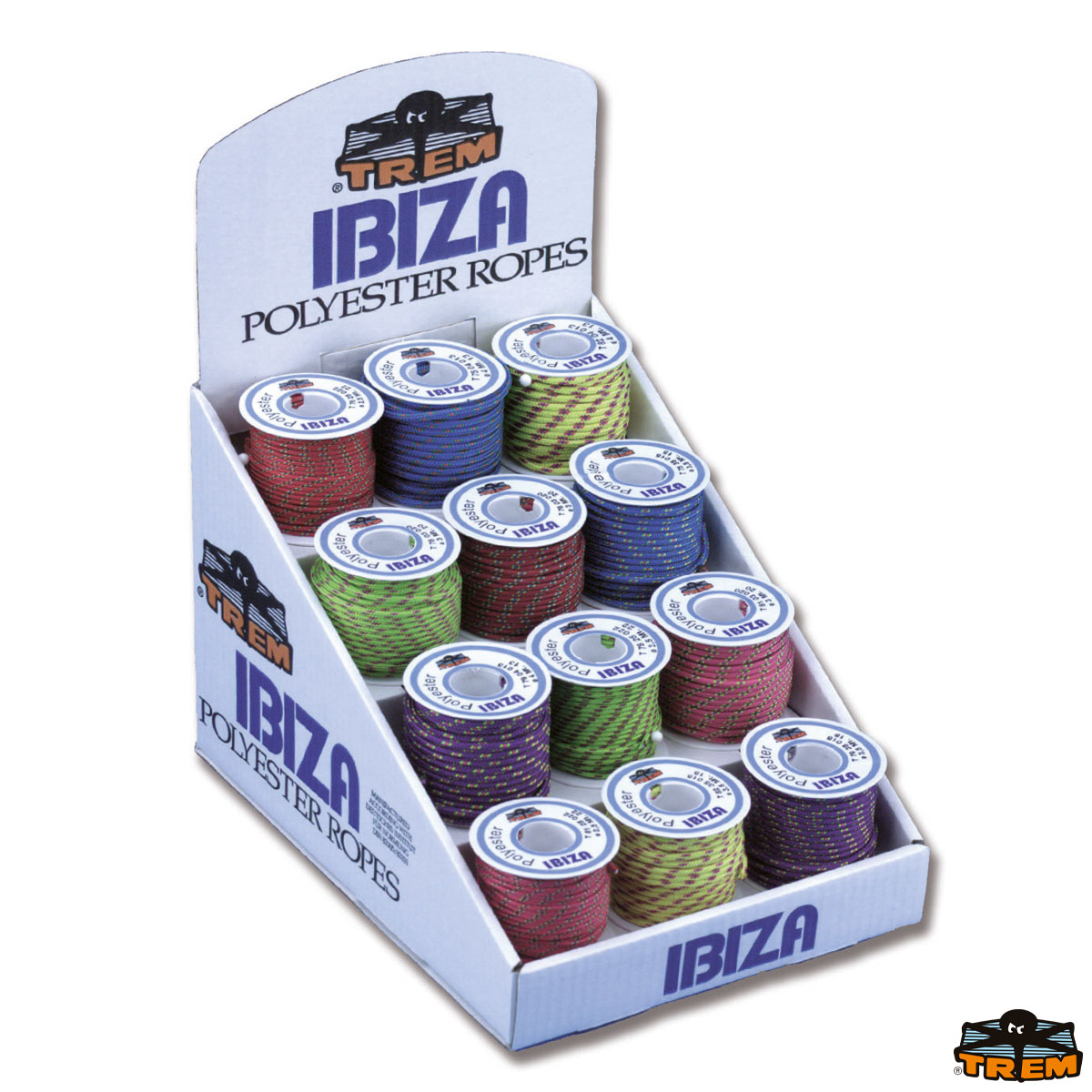 Immagine Espositore da tavolo completo di 24 bobine assortite in diametri e colori