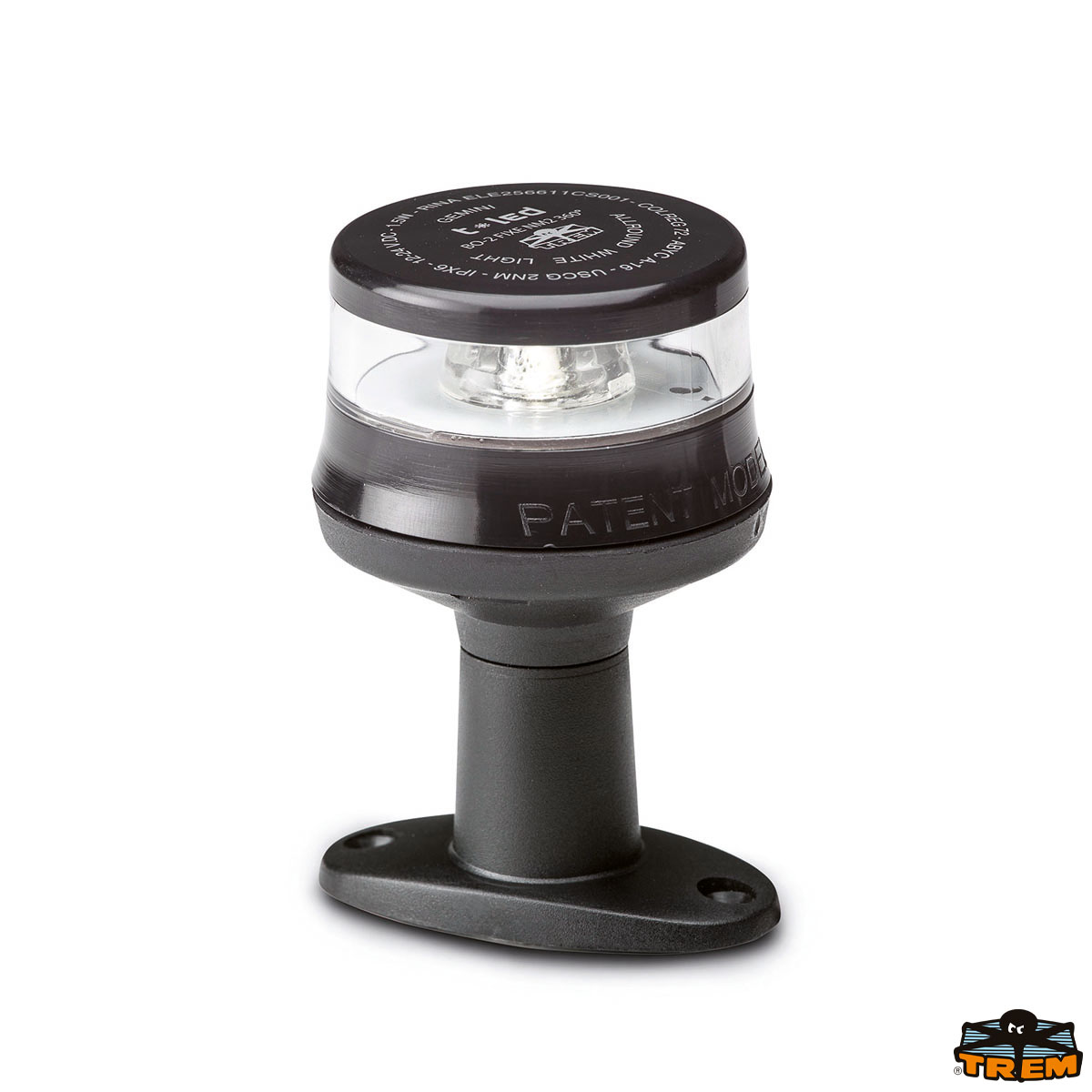 Immagine Fanale di fonda a LED Gemini 360Â° nero