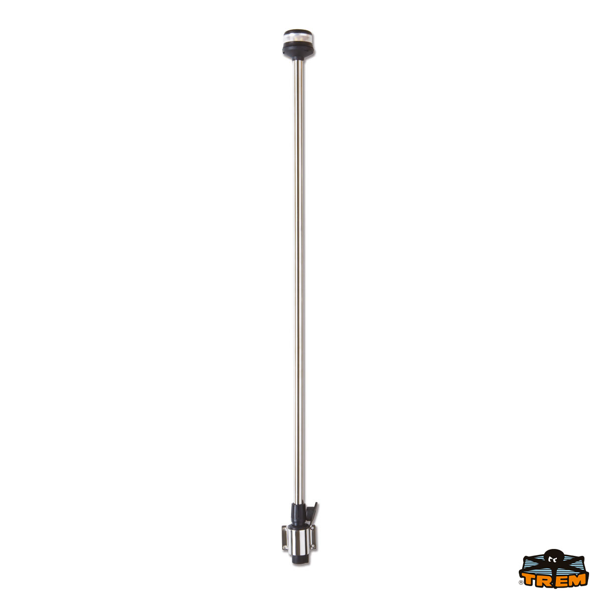 Immagine Asta fanale a led attacco a parete Gemini 360 nero