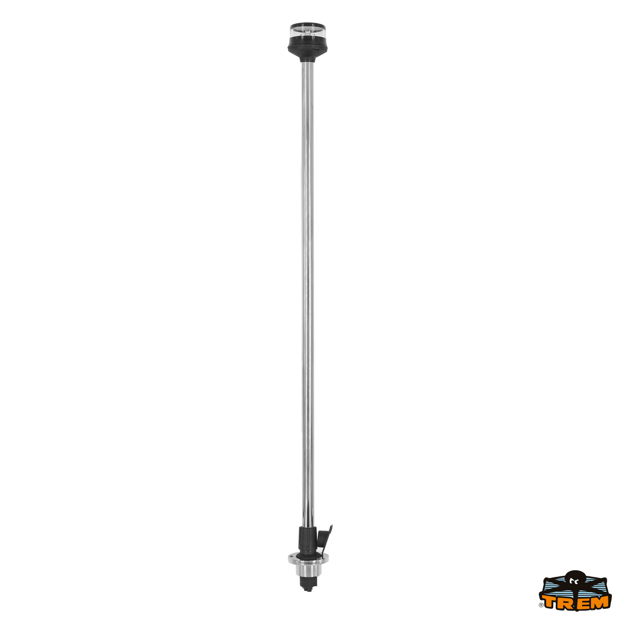 Immagine Asta fanale a led attacco in piano Gemini 360 nero