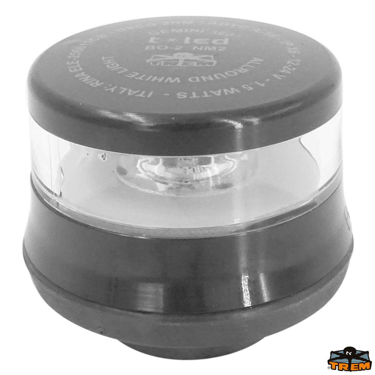 Immagine Fanale di fonda a LED Gemini 360Â° nero