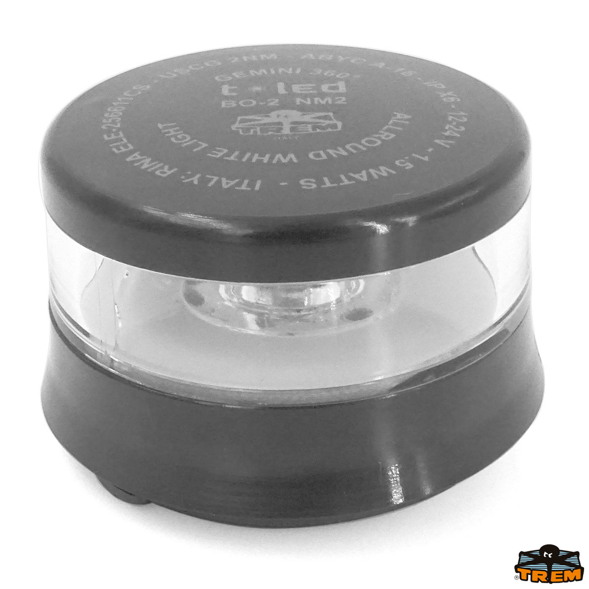 Immagine Fanale a LED Gemini 360Â° nero