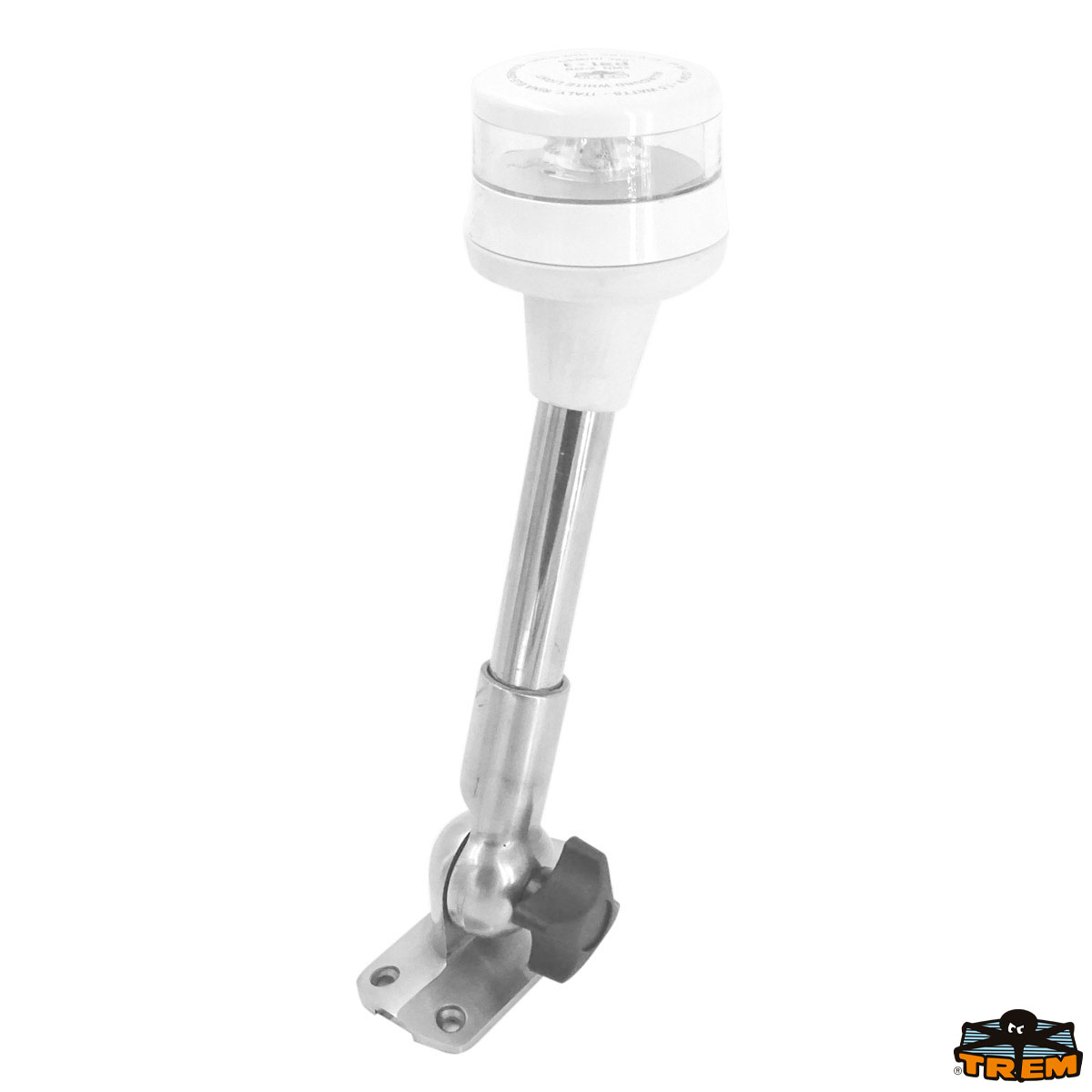 Immagine Asta fanale a led abbattibile Gemini 360 bianco