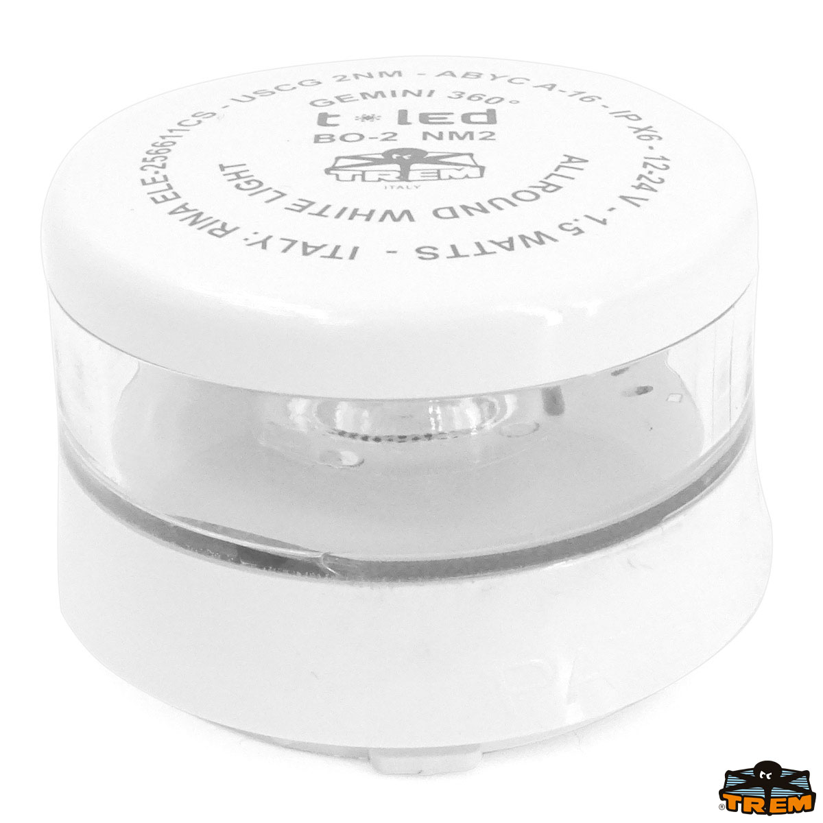 Immagine Fanale a LED Gemini 360Â° bianco