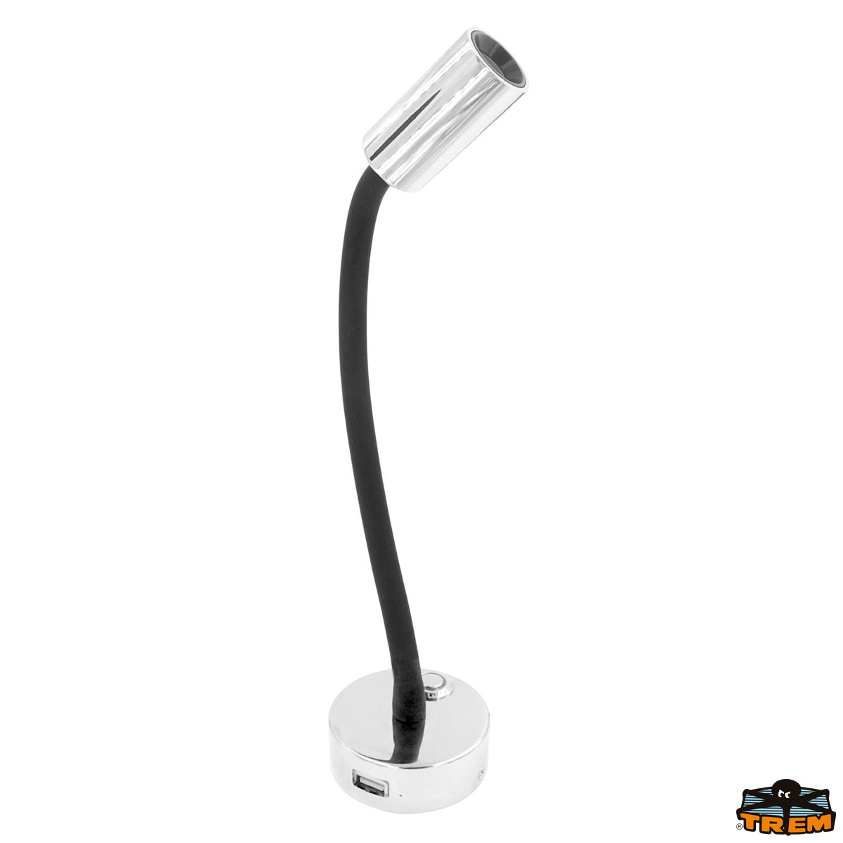 Immagine Faretto a led snodato con presa usb
