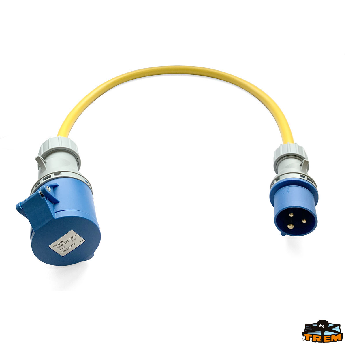 Immagine prolunga adattrice CE stagna banchina da presa 32A a spina 16 A