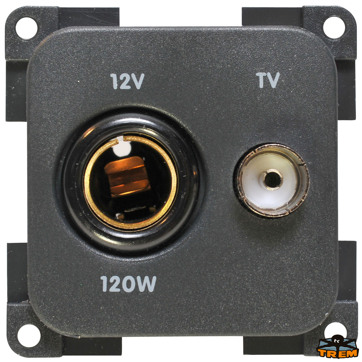 Immagine Presa 12V + TV (TV 95 75 Ohm)