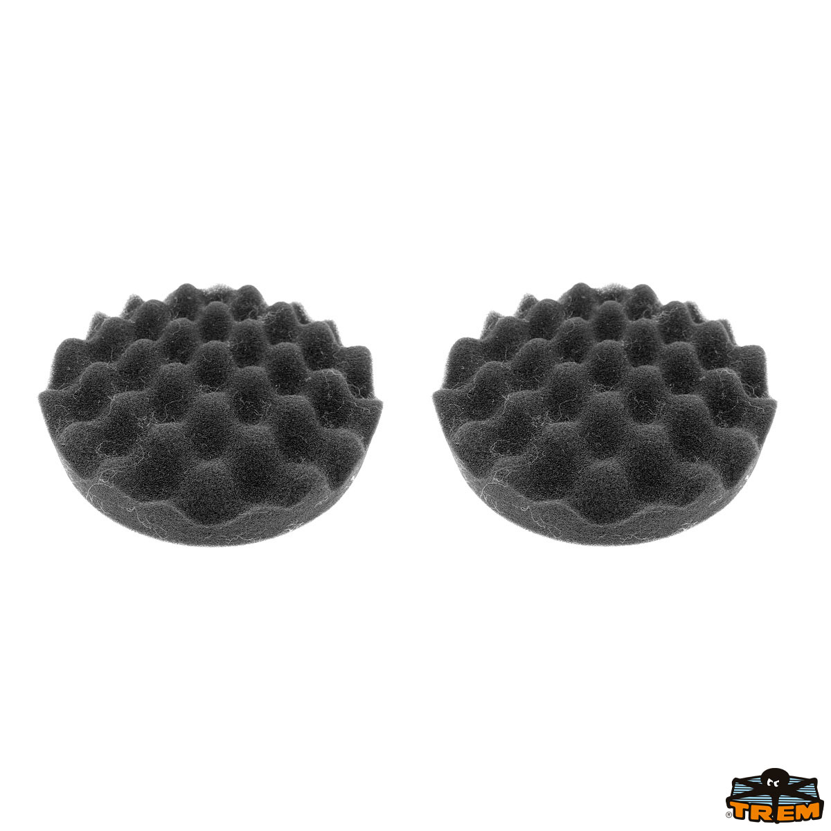 Immagine Tamponi in schiuma bugnata morbidi colore nero