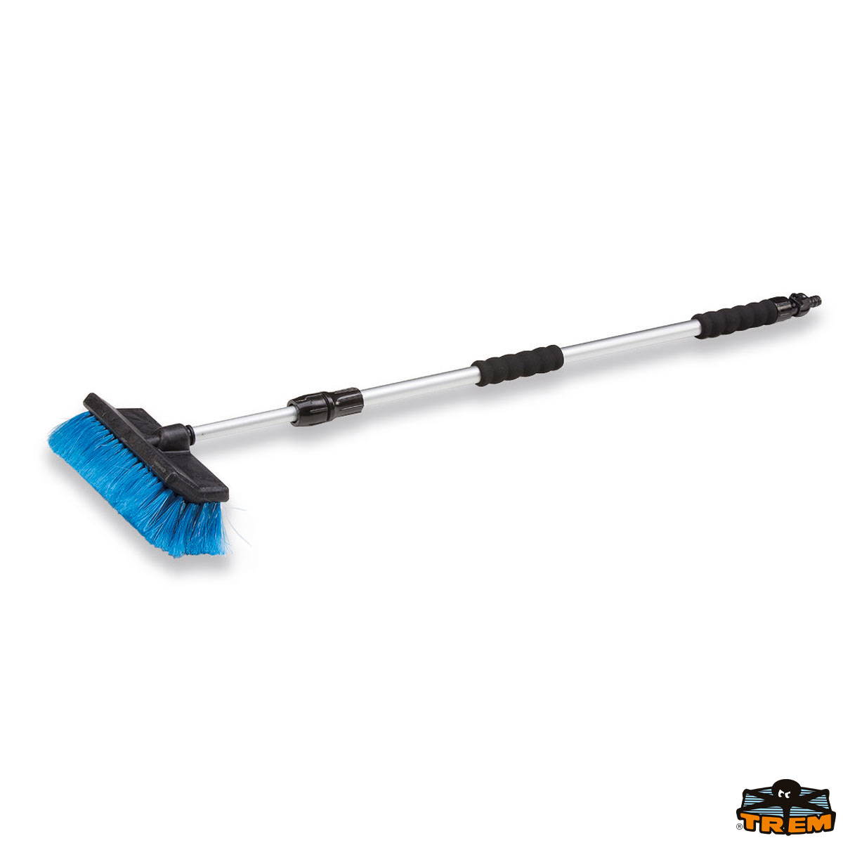 Immagine Spazzolone telescopico  con portagomma a rubinetto e spazzola morbida