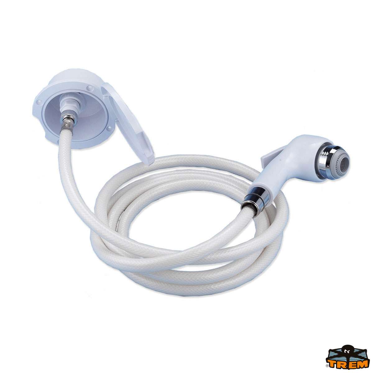 Immagine Box completo di innesto rapido e tubo doccia