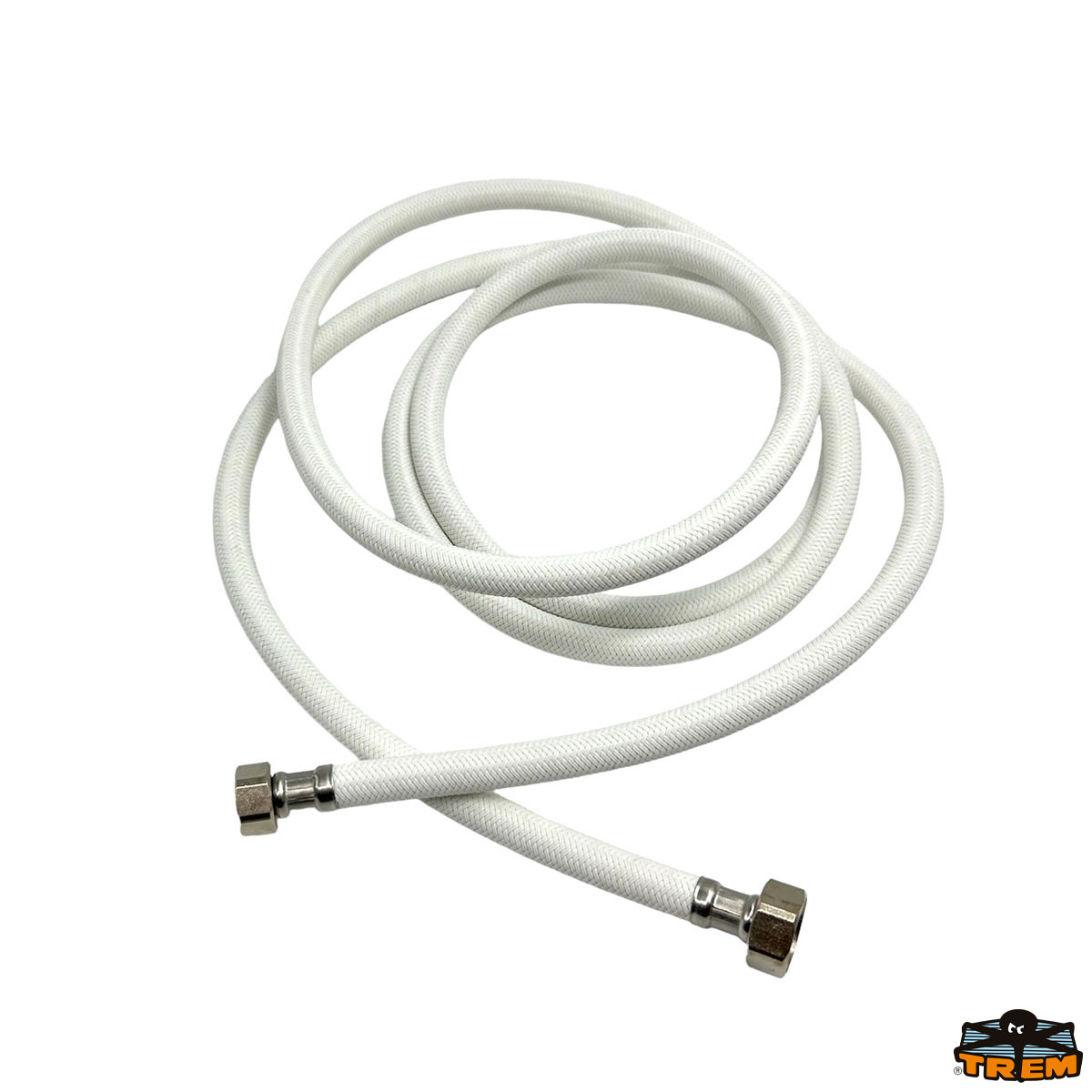 Immagine Tubo doccia retinato bianco in nylon