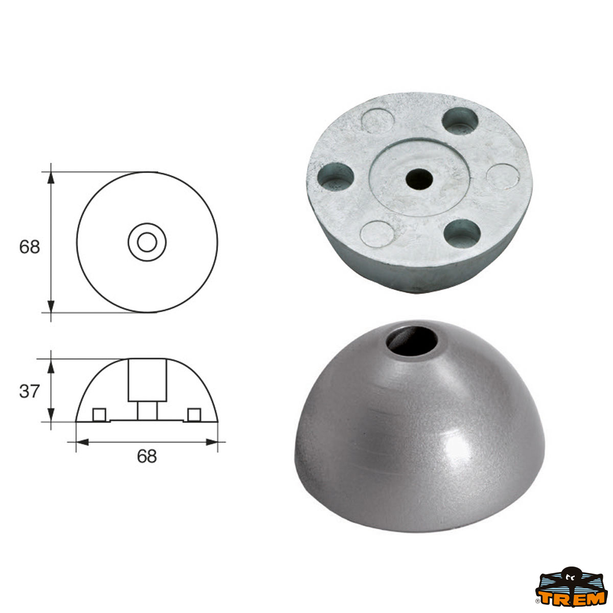 Immagine Anodi per assi ed eliche Flex-fold