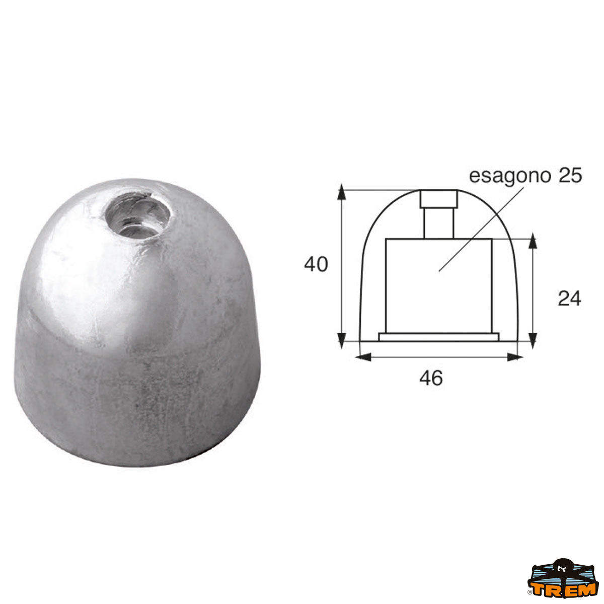 Immagine Anodi per assi ed eliche Side Power