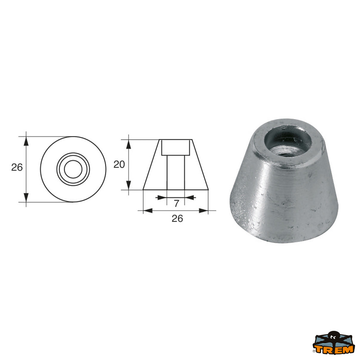 Immagine Anodi per assi ed eliche Sleipner