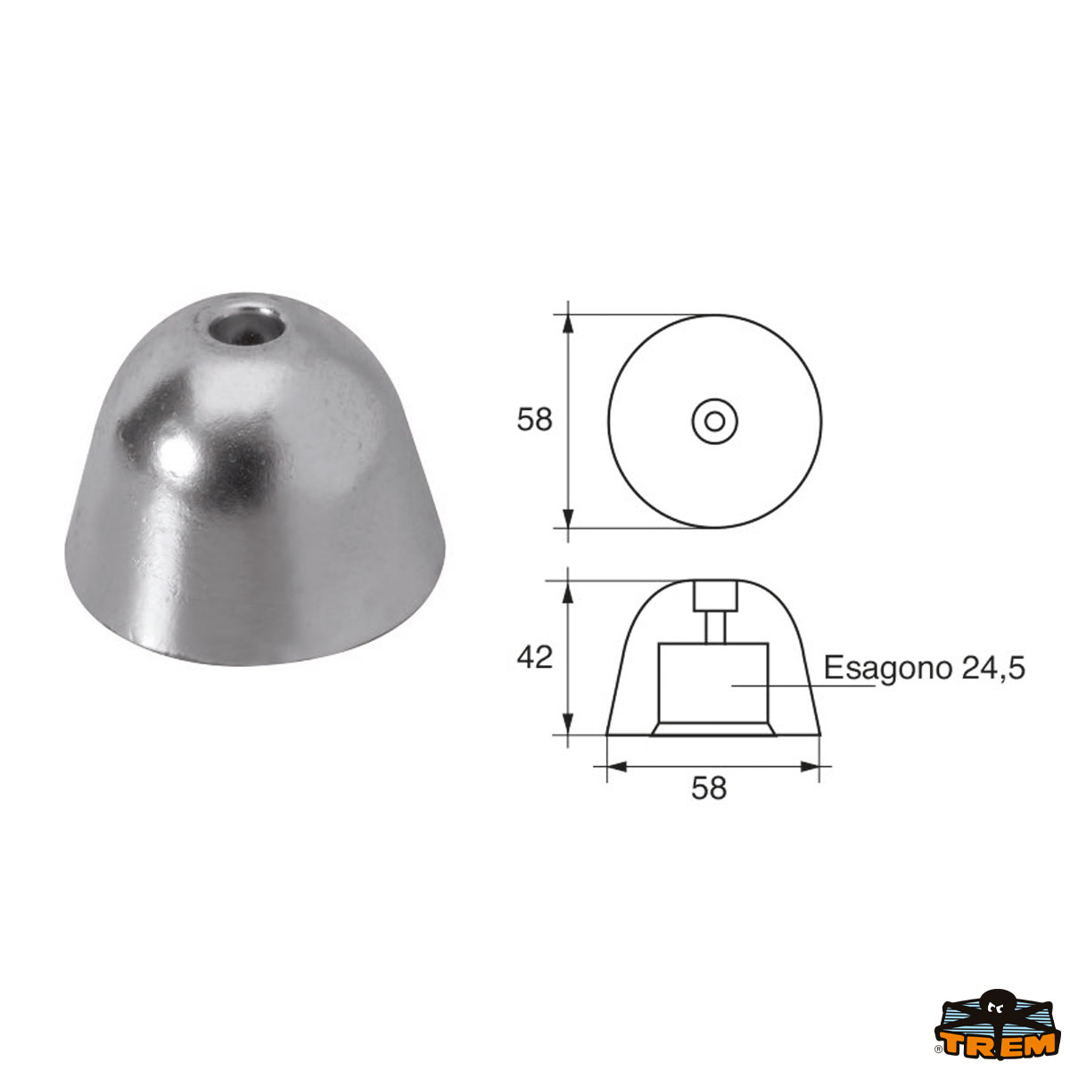 Immagine Anodi per assi ed eliche Vetus