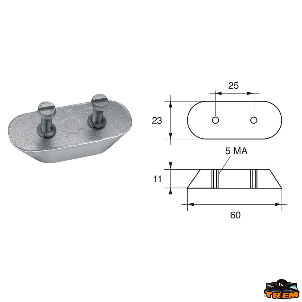 Immagine Anodi per motori Bombardier ( Johnson-Evinrude-OMC)