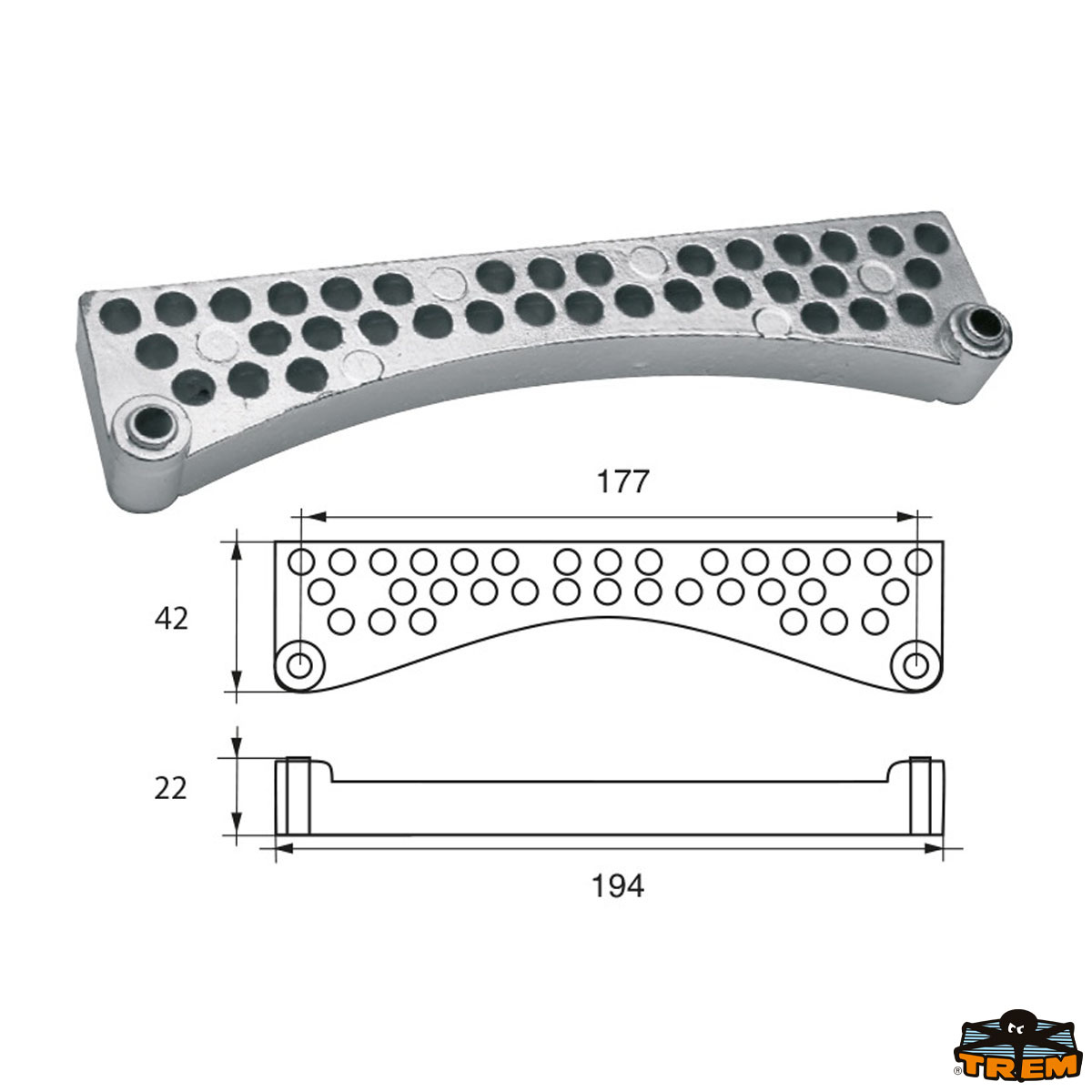 ANODO ZINCO PER MOTORE OMC