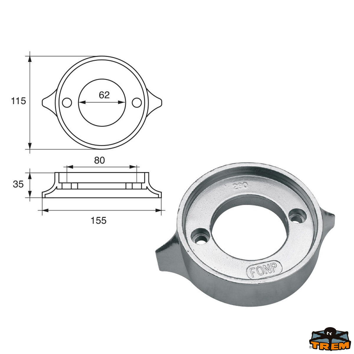 Immagine Anodi per motori Volvo-Penta
